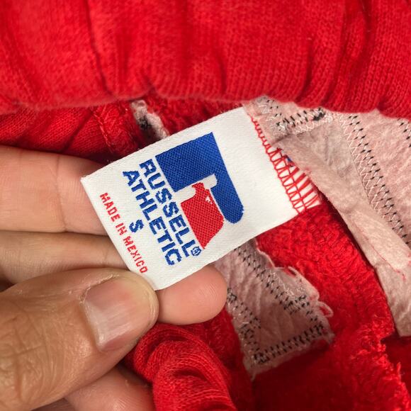 Russell Athletic Sweatpants Mens Size S Red Utah Graphic Print Jogger Fit - Picture 8 of 10